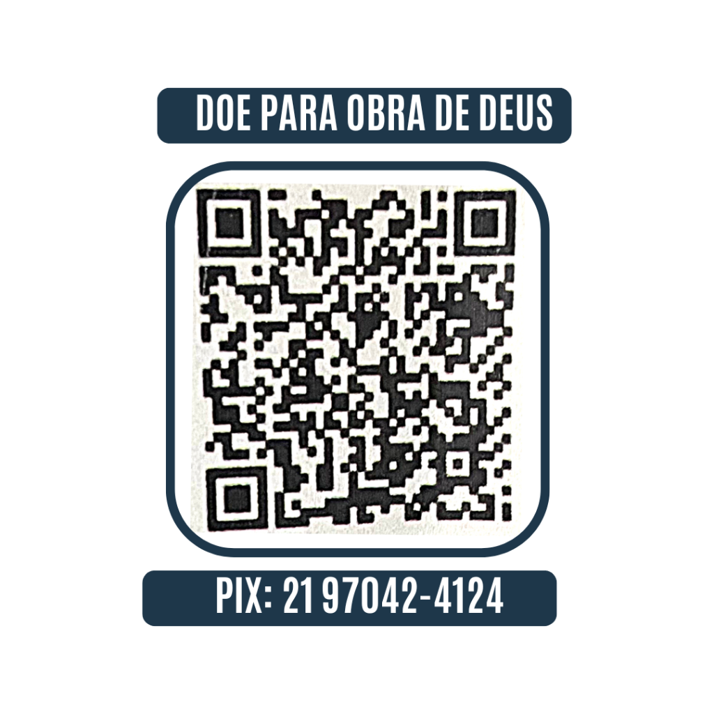 QR Code PIX para Doação - PIX: 21 97042-4124